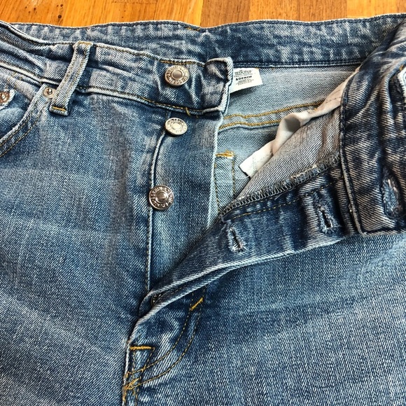 H&M High Waisted Mom Jeans Straight Leg Size 10 - Picture 3 of 8